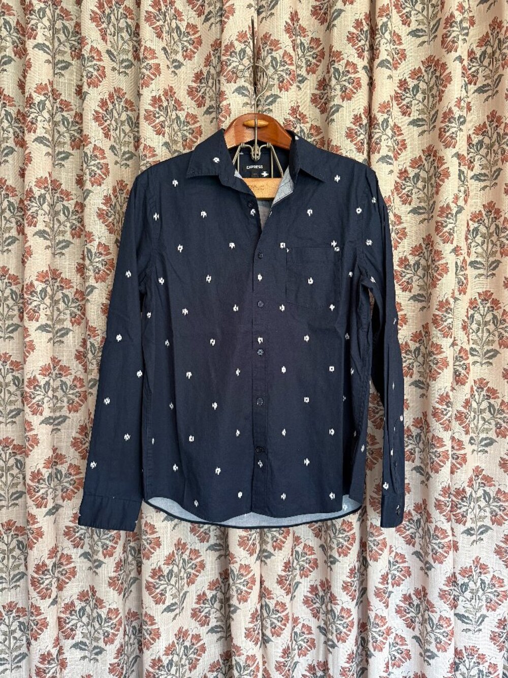 Men's Express Button Down Shirt Medium